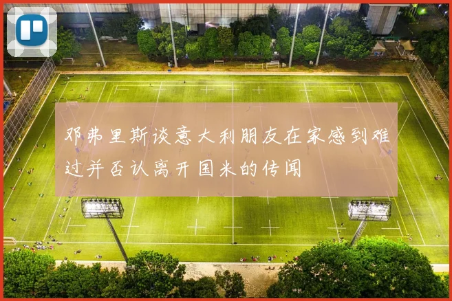 邓弗里斯谈意大利朋友在家感到难过并否认离开国米的传闻